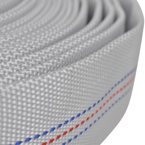 vidaXL Feuerwehrschlauch Flachschlauch 20 m D-Storz Kupplungen 1 Zoll