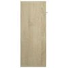 vidaXL Sideboard Sonoma-Eiche 60x30x75 cm Holzwerkstoff