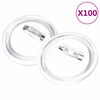 vidaXL Button-Set mit Anstecknadel 100 Stk. Acryl 58 mm