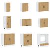 vidaXL Küchenschrank Lucca 2 pcs Braun 80 x 46 x 81.5 cm Holzwerkstoff