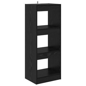vidaXL B&uuml;cherregal 3 Ebenen 37 x 30 x 103 cm Holzwerkstoff Schwarz