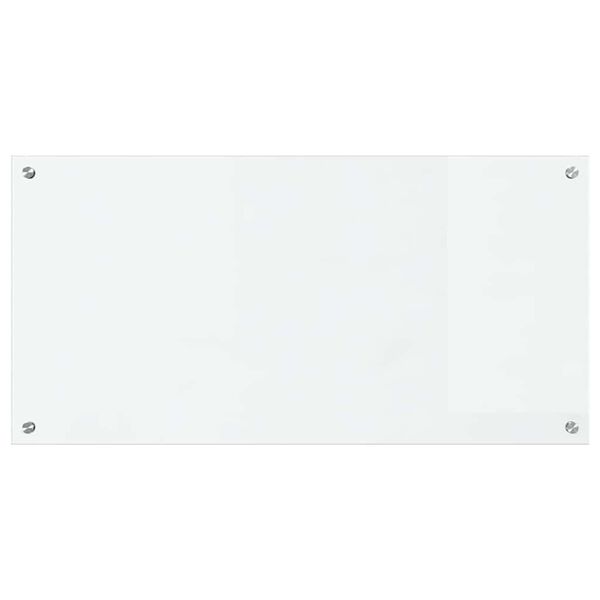 vidaXL Küchenrückwand Transparent 100 x 50 cm Gehärtetes Glas