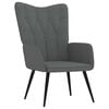 vidaXL Relaxsessel Dunkelgrau Stoff