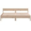 vidaXL Massivholzbett ohne Matratze 200x200 cm Kiefer