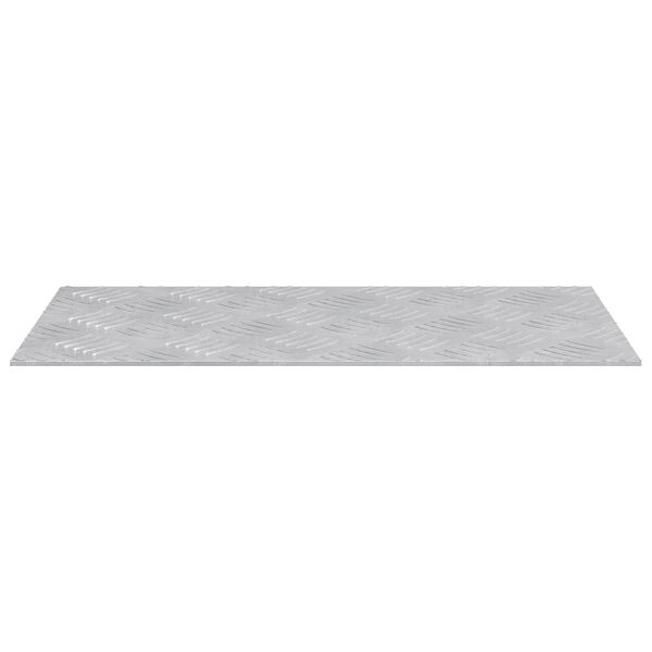 vidaXL Treppe Tritt Rechtwinklig 2 pcs Silber 50 x 25 cm Aluminium