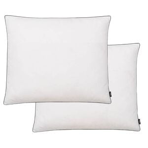 vidaXL Kissen 2 Stk. Daunen-/Federf&uuml;llung Schwer 70x60 cm Wei&szlig;