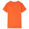 Kinder-T-Shirt Dunkelorange 116