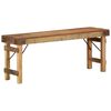vidaXL Bank Natur 110 x 35 x 46 cm Wiederverwertetes altes Holz
