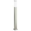 vidaXL Pollerleuchte 80 cm Edelstahl IP44