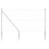 vidaXL Schwei&szlig;drahtzaun mit Spikes 10 x 1,4 m (B x H)