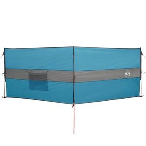 vidaXL Camping-Windschutz Blau 344x120 cm Wasserdicht