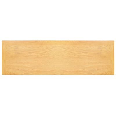vidaXL Sideboard 110x33,5x70 cm Massivholz Eiche
