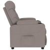 vidaXL Massagesessel Taupe Stoff