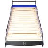 vidaXL Kinder Rennwagen-Bett 90x200 cm Blau