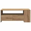 vidaXL Couchtisch Artisan-Eiche 102 x 55 x 43,5 cm Holzwerkstoff