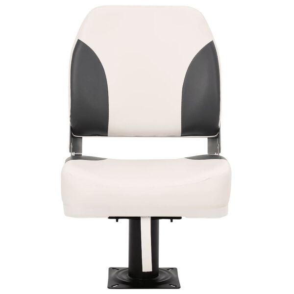 vidaXL Klappbarer Bootssitz 1 Set Niedrige R&uuml;ckenlehne