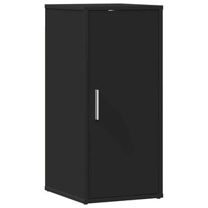 vidaXL Schuhschrank Schwarz 32x35x70 cm Holzwerkstoff