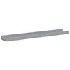 vidaXL Bilderleisten 2 Stk. Grau 60x9x3 cm MDF