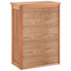 vidaXL Wand-Badschrank 42x23x60 cm Massivholz Nussbaum
