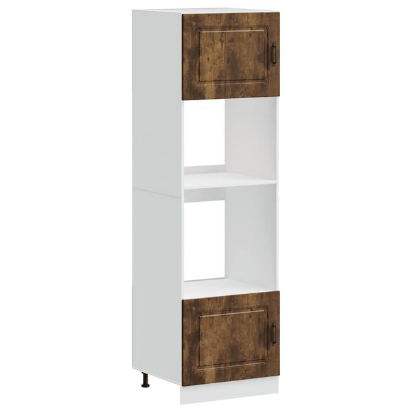 vidaXL Herdumbauschr&auml;nke 2 Stk. Kalmar R&auml;uchereiche Holzwerkstoff