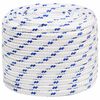 vidaXL Mehrzweck-Allzweckseil 16 mm 100 m Wei&szlig; und Blau PP