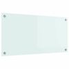 vidaXL K&uuml;chenr&uuml;ckwand Milch 80 x 40 cm Geh&auml;rtetes Glas