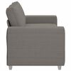 vidaXL Zweisitzer-Sofa Hellgrau 180x77x82 cm Cordstoff