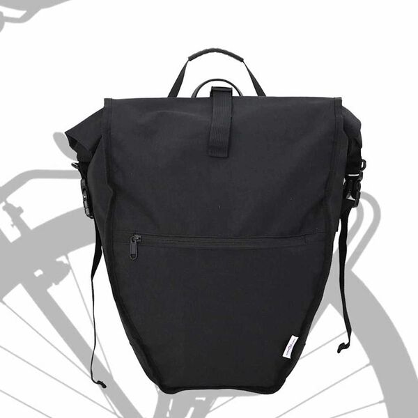 vidaXL Fahrradtasche Schwarz 32,5 x 17 x 57 cm Polyester