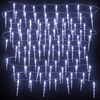 vidaXL Weihnachts-Eiszapfen-Licht 200 LEDs Kaltwei&szlig; 20 m Acryl PVC