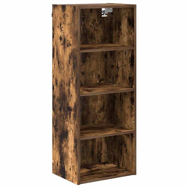 vidaXL H&auml;ngeschrank Ger&auml;ucherte Eiche 40 x 29,5 x 100 cm Holzwerkstoff