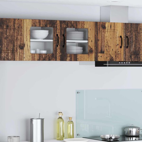 vidaXL K&uuml;chenschrank mit Regal Altholz 40 x 31 x 40 cm Holzwerkstoff