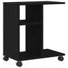 vidaXL Beistelltisch Schwarz Eichen-Optik 50 x 30 x 55 cm