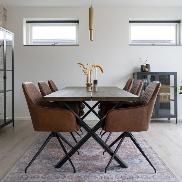 House Nordic Esszimmerstuhl Drehbar Ava Braun