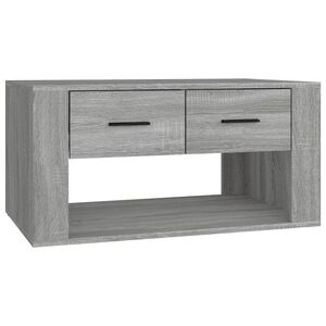 vidaXL Couchtisch Grau Sonoma 80x50x40 cm Holzwerkstoff