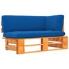 vidaXL Garten-Ecksofa aus Paletten Honigbraun Kiefernholz Impr&auml;gniert