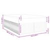 vidaXL Boxspringbett mit Matratze Dunkelgrau 160x200 cm Samt
