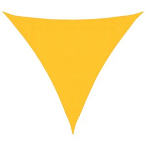 vidaXL Sonnensegel 160 g/m&sup2; Gelb 3,6x3,6x3,6 m HDPE