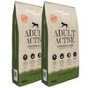 vidaXL Trockenfutter f&uuml;r Hunde Adult Active Chicken & Fish (2 x 15 kg)