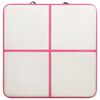 vidaXL Aufblasbare Gymnastikmatte mit Pumpe 200x200x20 cm PVC Rosa