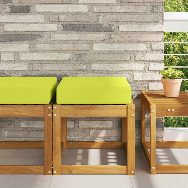 vidaXL Sitzkissen f&uuml;r Outdoor Gr&uuml;n 40 x 40 x 8 cm 100 % Polyester