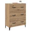 vidaXL Sideboard Artisan-Eiche 69,5 x 34 x 90 cm Holzwerkstoff