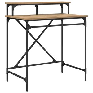 vidaXL Schreibtisch Artisan-Eiche 80 x 50 x 90 cm Holzwerkstoff