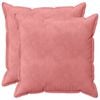 vidaXL Kissen mit Kissen HOUTEN 2 Stk. Rosa Samt