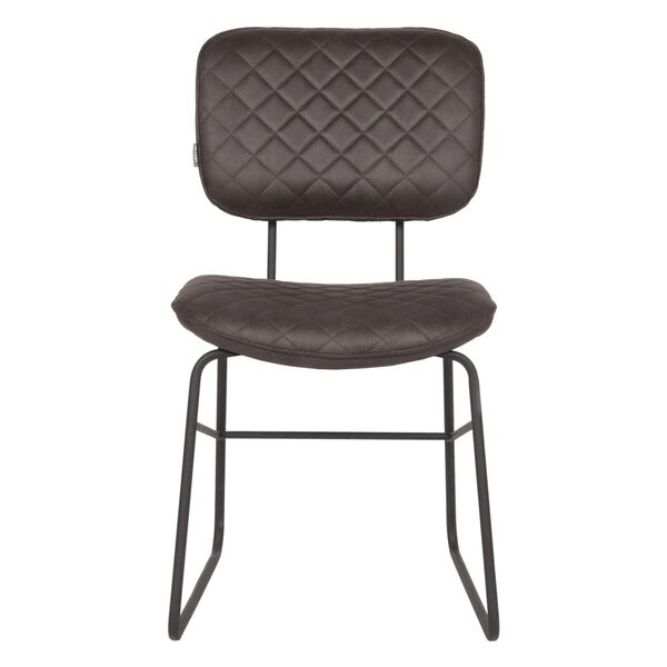 LABEL51 Esszimmerst&uuml;hle 2 Stk. Sev 49x60x87 cm Anthrazit