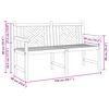 vidaXL Gartenbank Braun 150 x 60 x 90 cm Massivholz Teak