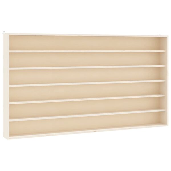 vidaXL Sammlervitrine aus Holz mit 6 Regalen 80x8,5x55 cm