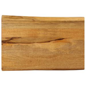 vidaXL Tischplatte mit Baumkante 50x40x2,5 cm Massivholz Mango