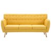vidaXL 3-Sitzer-Sofa Stoff 172x70x82 cm Gelb