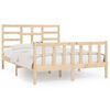 vidaXL Massivholzbett ohne Matratze 140x200 cm Kiefernholz