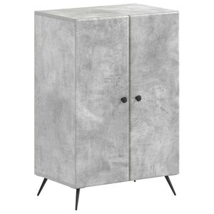 vidaXL Schuhschrank BREDA 59,5 x 39,5 x 90 cm Holzwerkstoff Betongrau